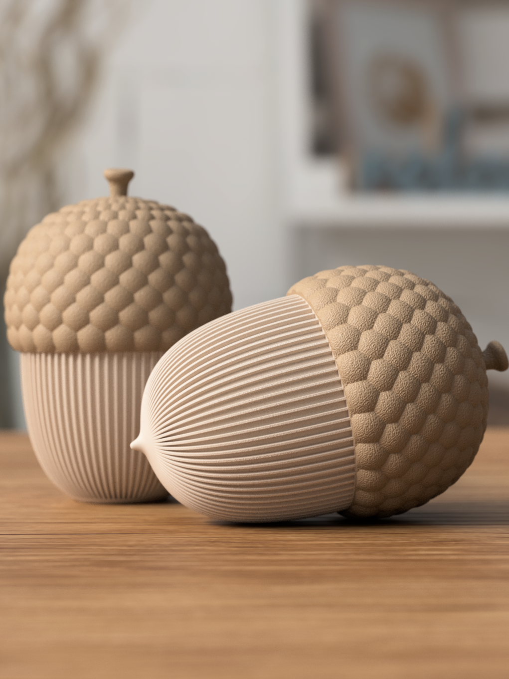 Herbst Dekoration Eichel-Dose