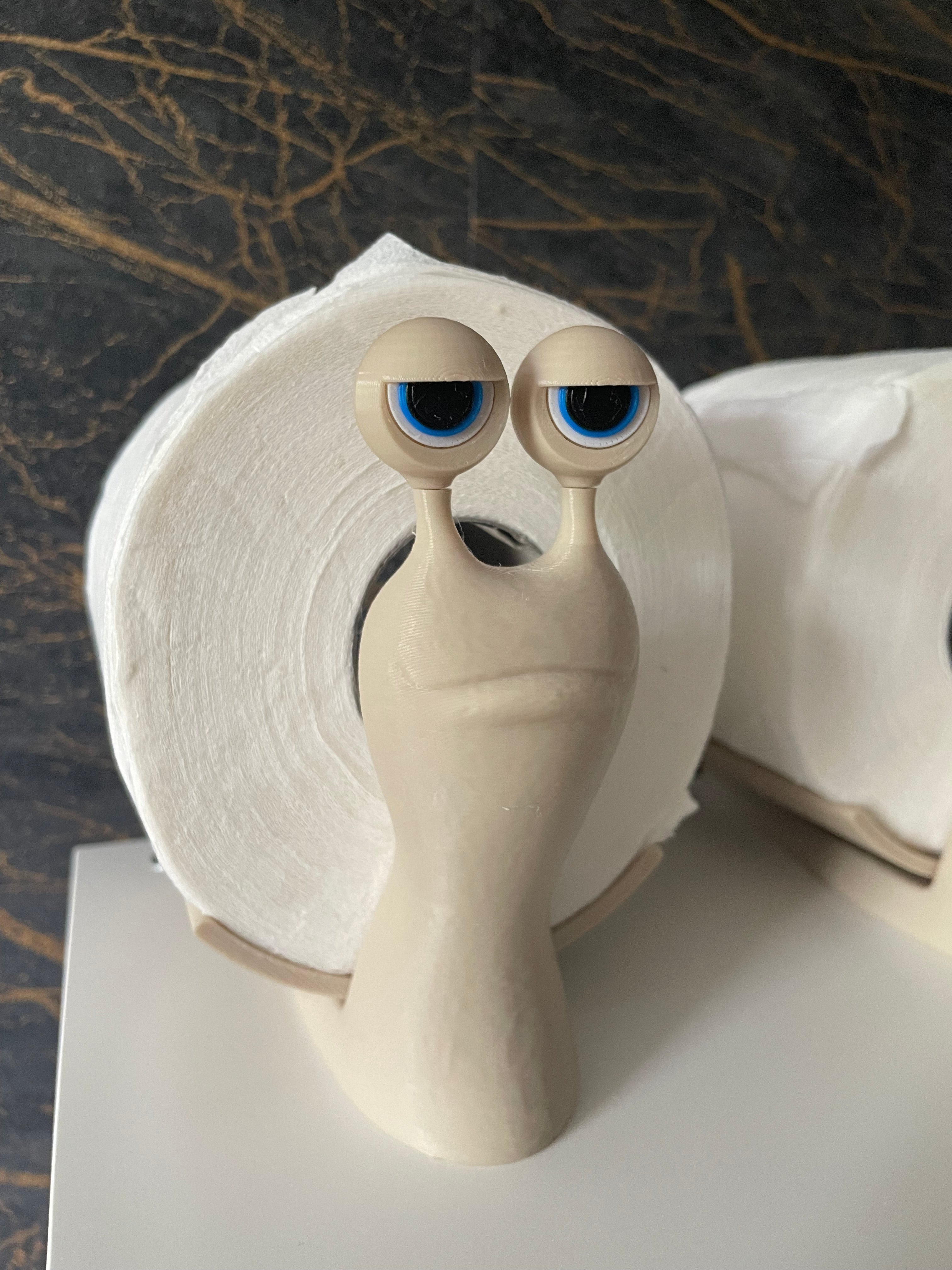 🐌 Schnecken-Toilettenpapierhalter – Ein echter Hingucker im Badezimmer!
