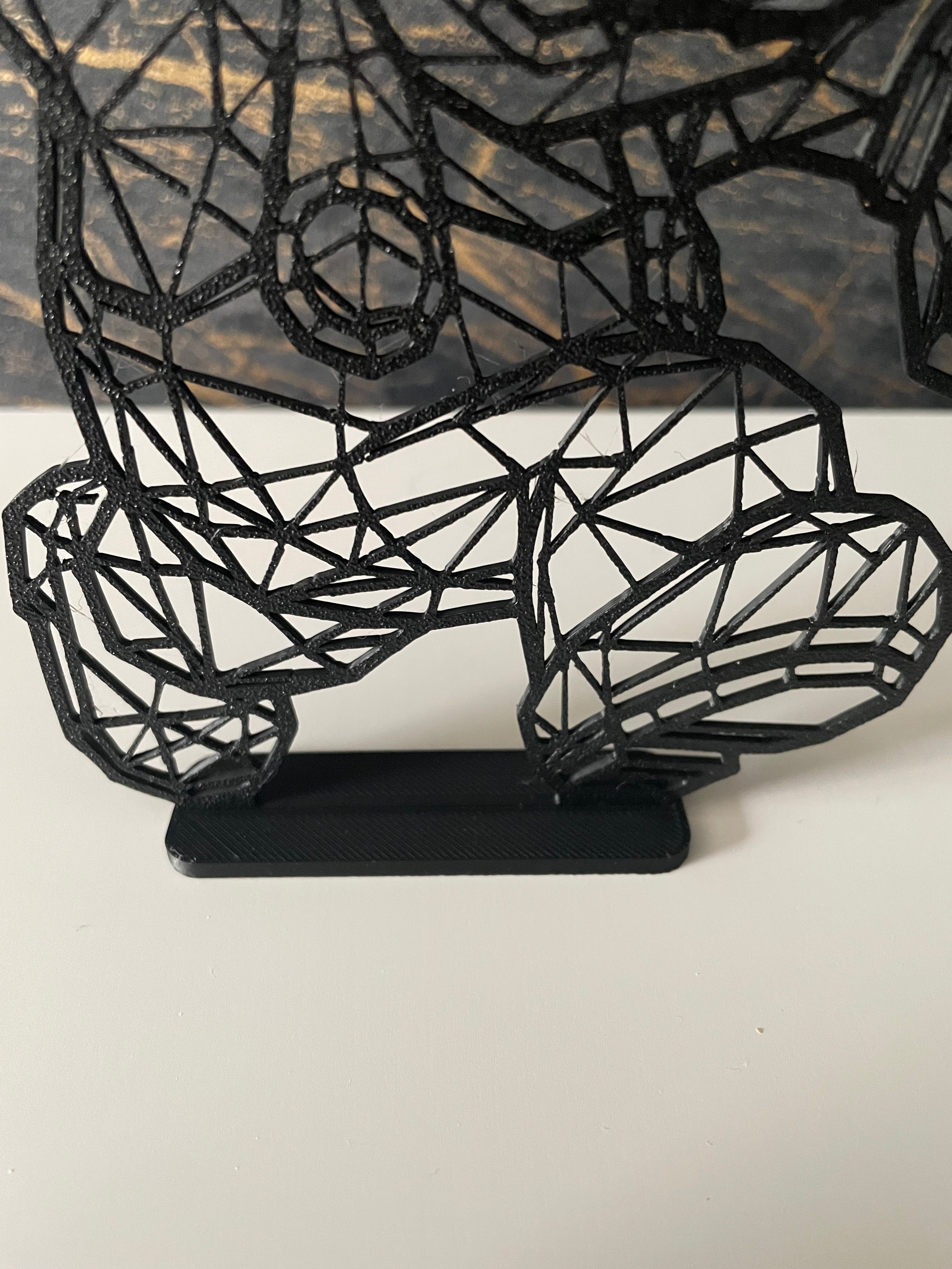 🔴 Mario Line Art – Stylische Dekofigur für echte Super Mario Fans!