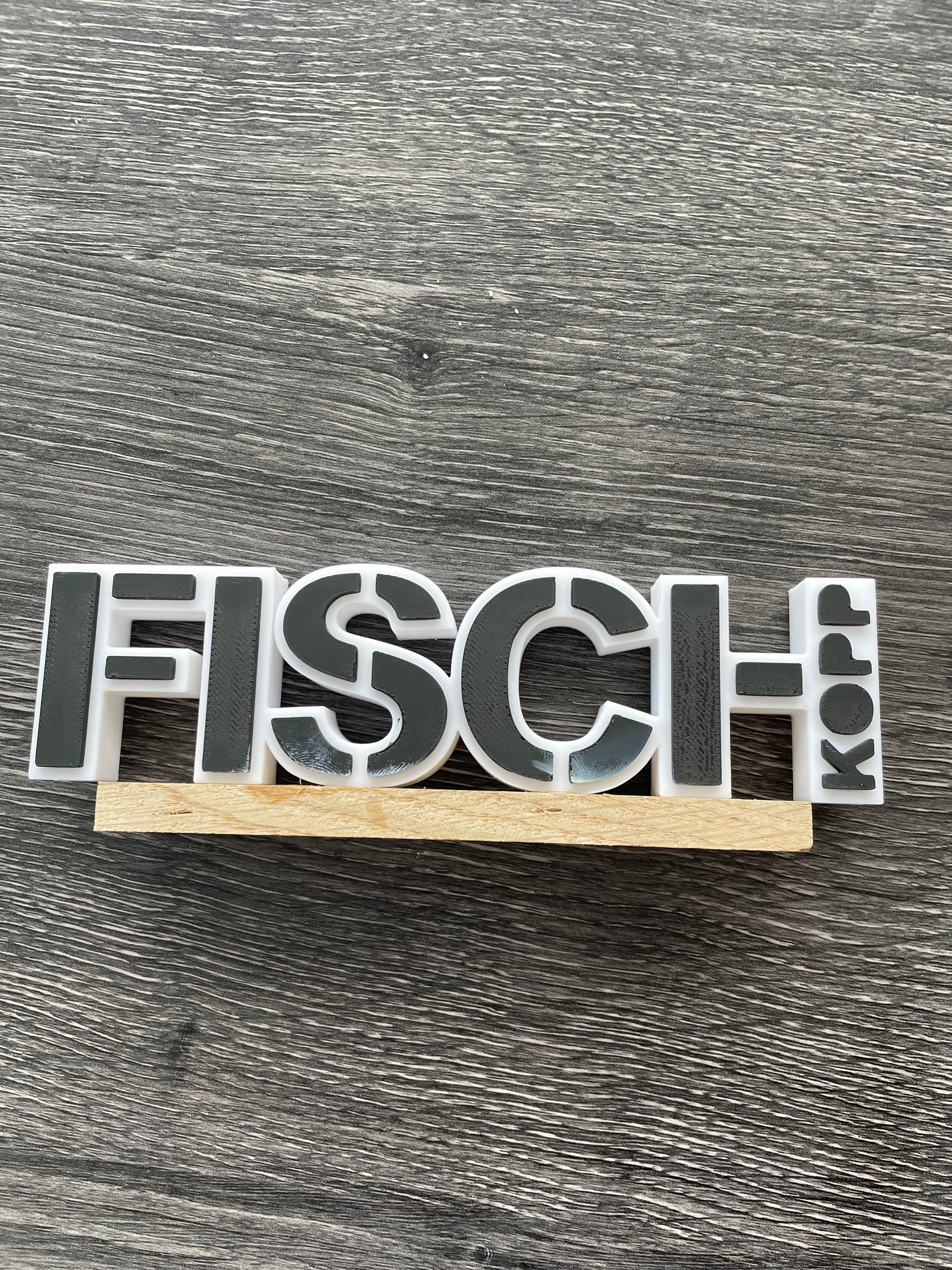 🐟✨ Fischkopf-Schild auf Holz – Maritimes Highlight für dein Zuhause! 🏡🌊