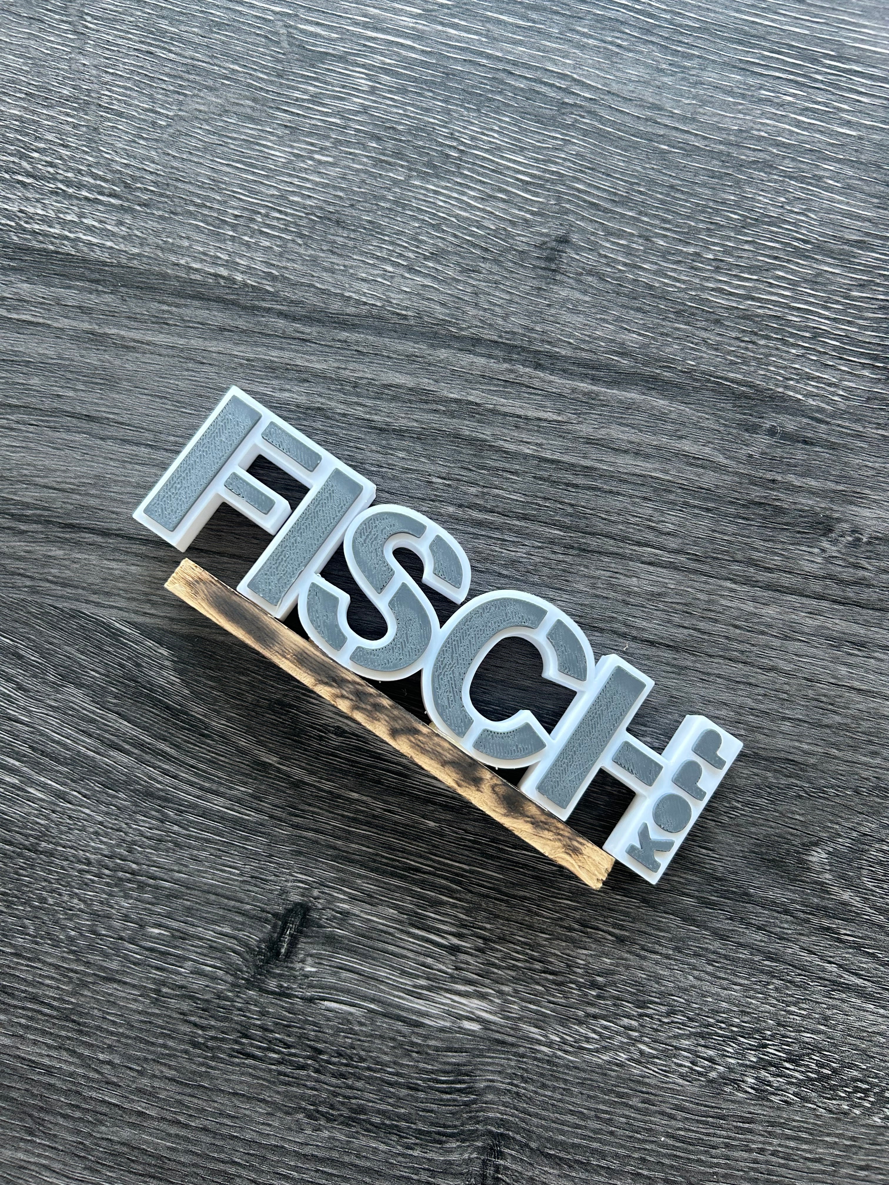 🐟✨ Fischkopf-Schild auf Holz – Maritimes Highlight für dein Zuhause! 🏡🌊