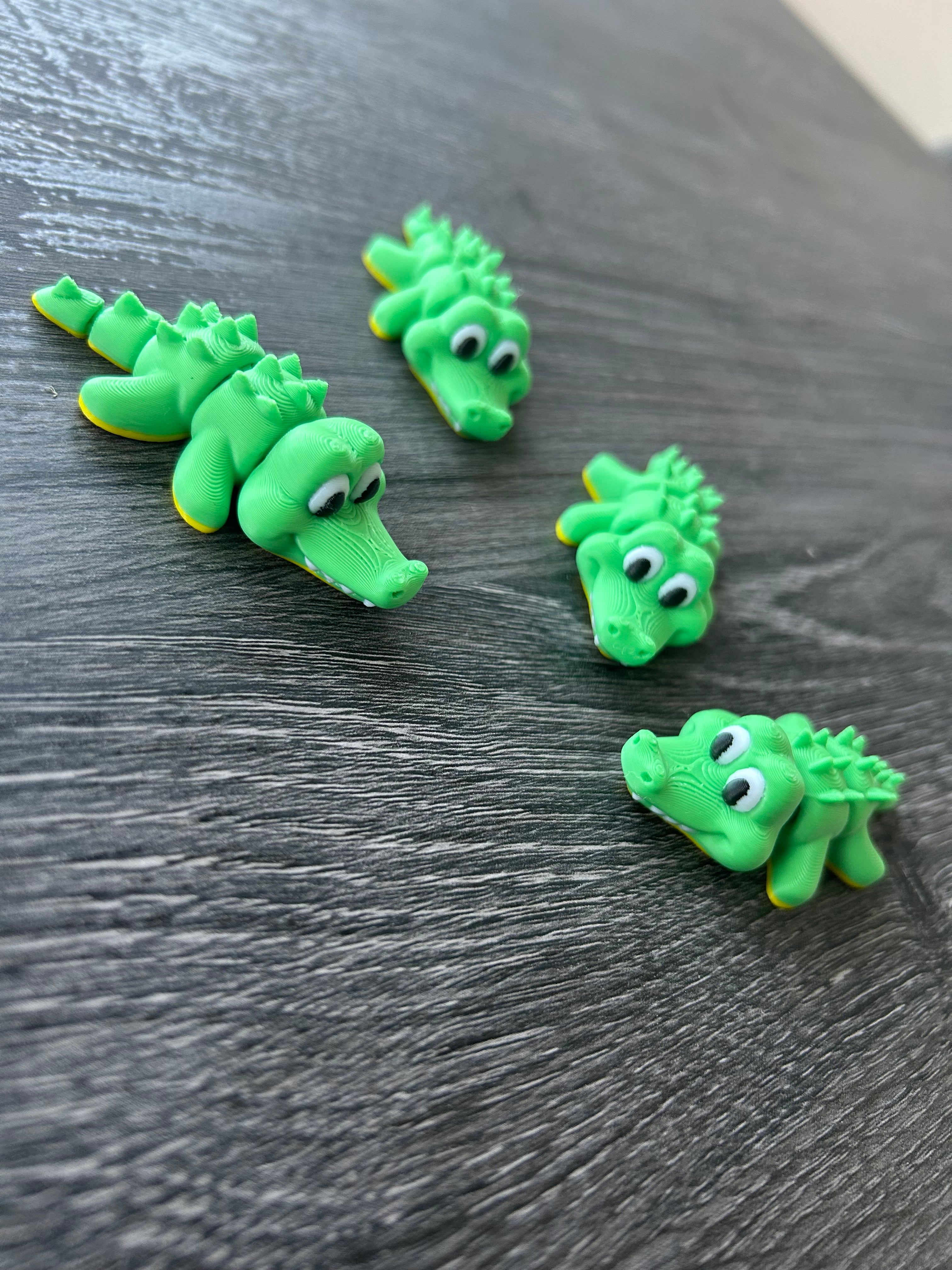 🐊 Anti-Stress-Krokodil – Bewegliches Gadget