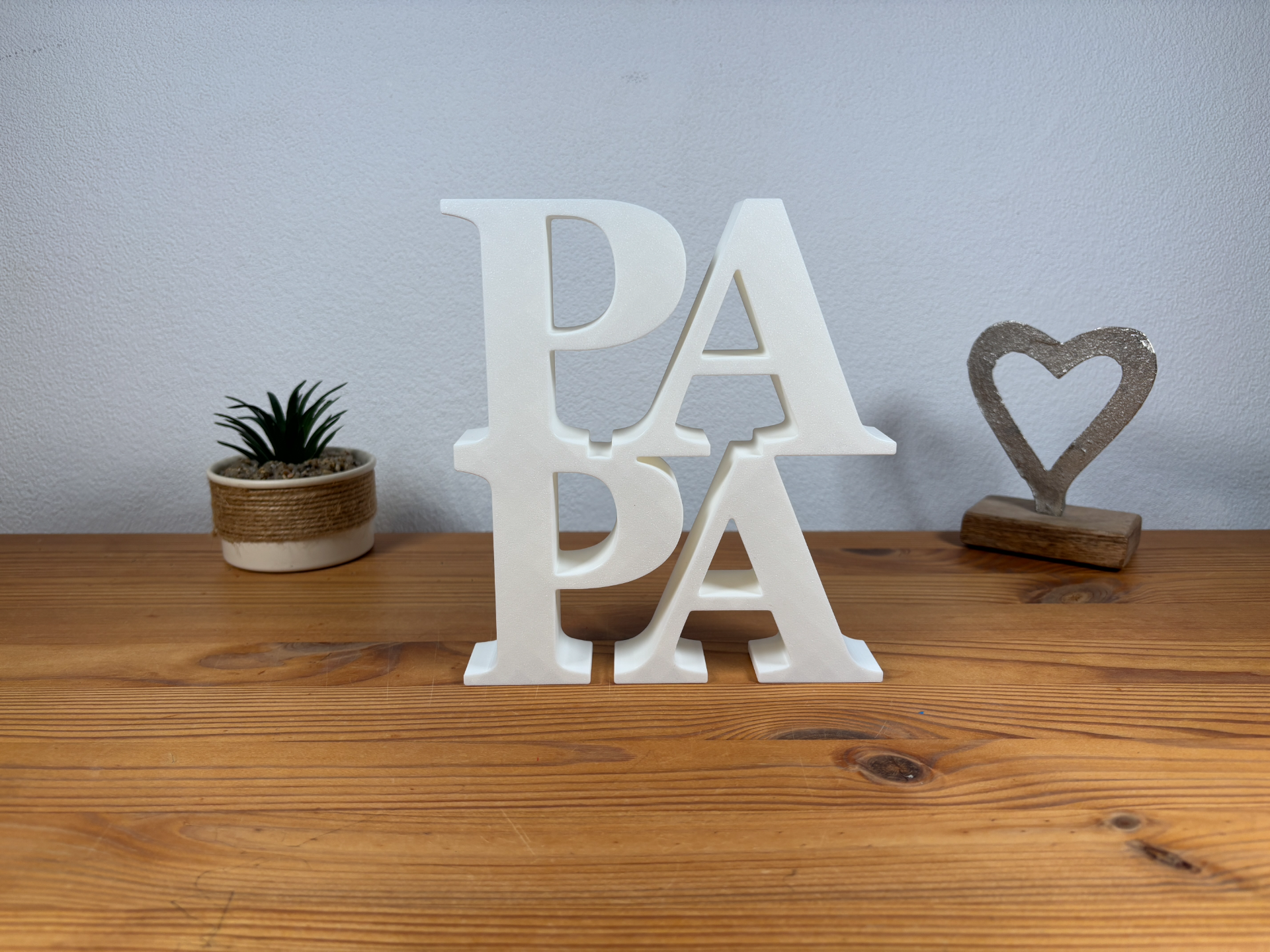 Deko-Schriftzug „Papa“ – Geschenk für Vater | Vatertagsgeschenk