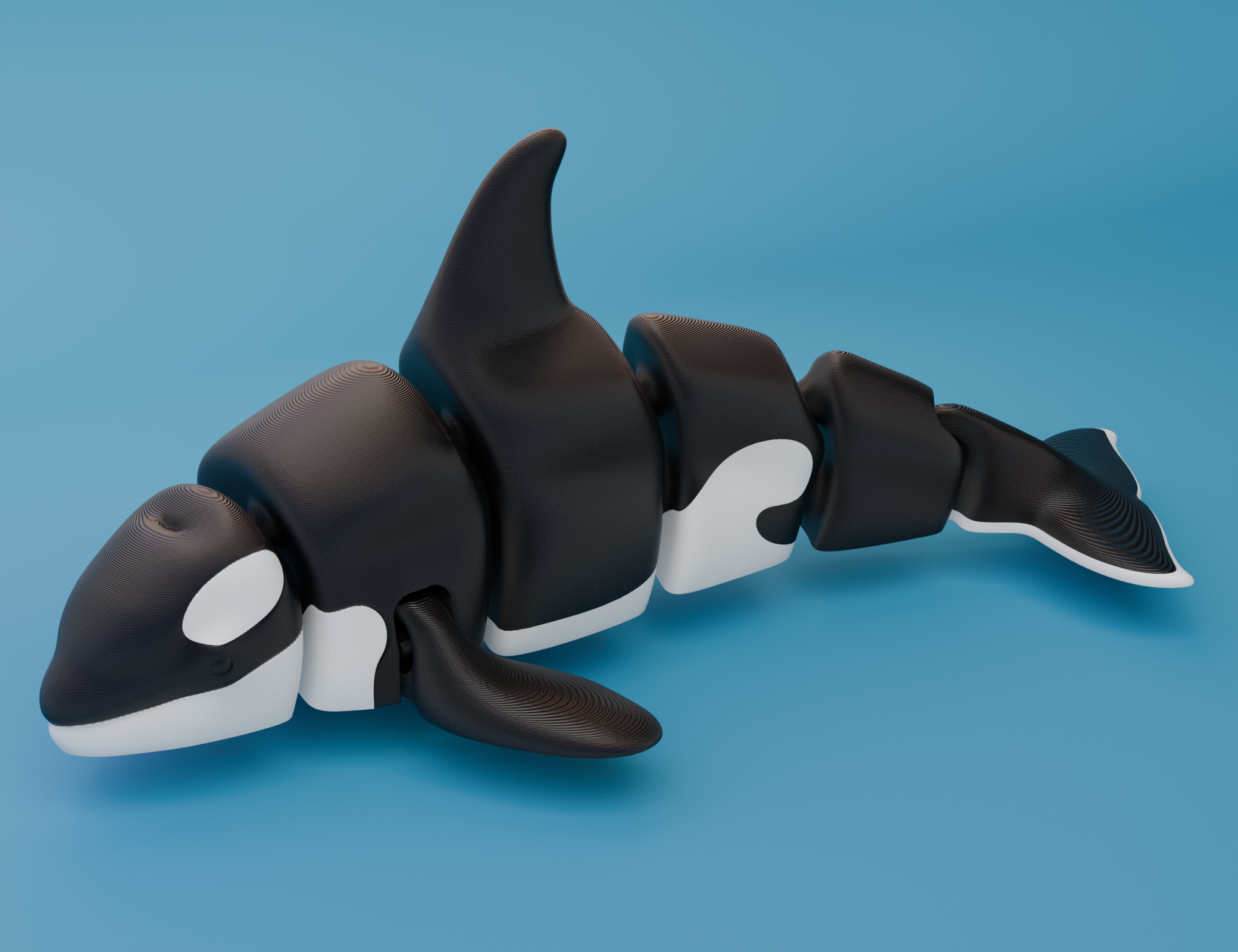 🐋 Flexi-Orka – Beweglicher Orca