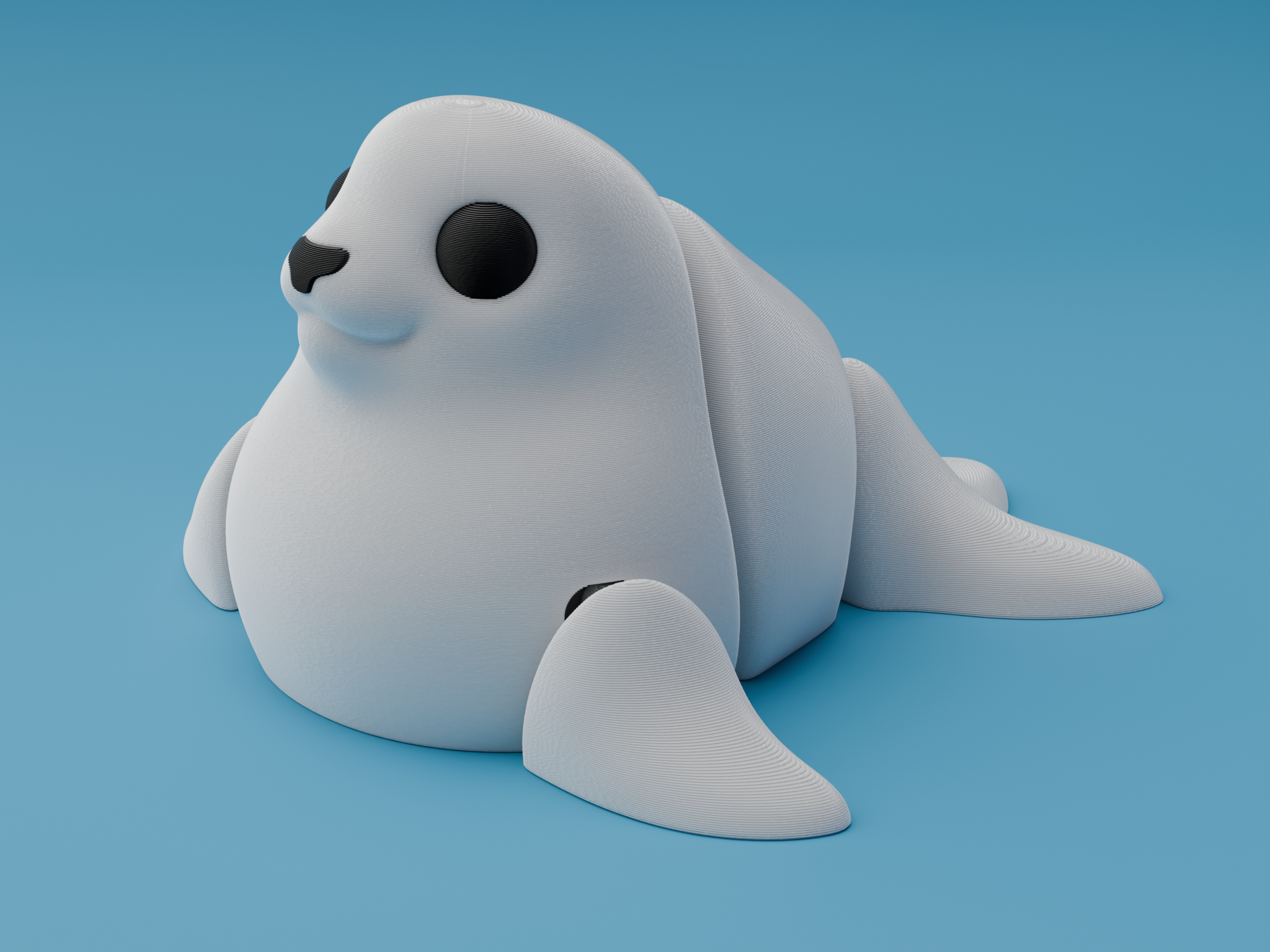 🤍 Flexi-Robbe – Bewegliches 3D-Tier