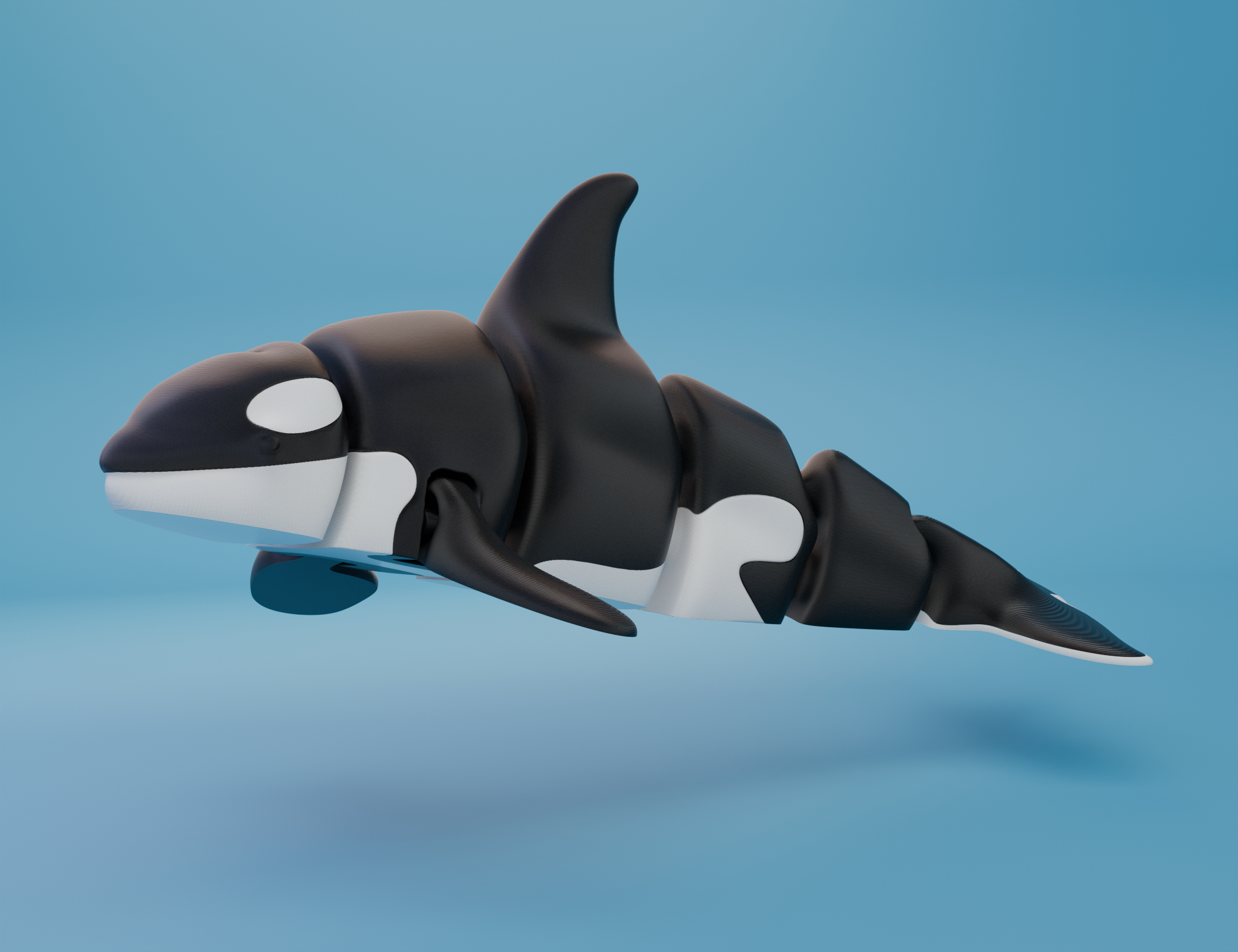 🐋 Flexi-Orka – Beweglicher Orca
