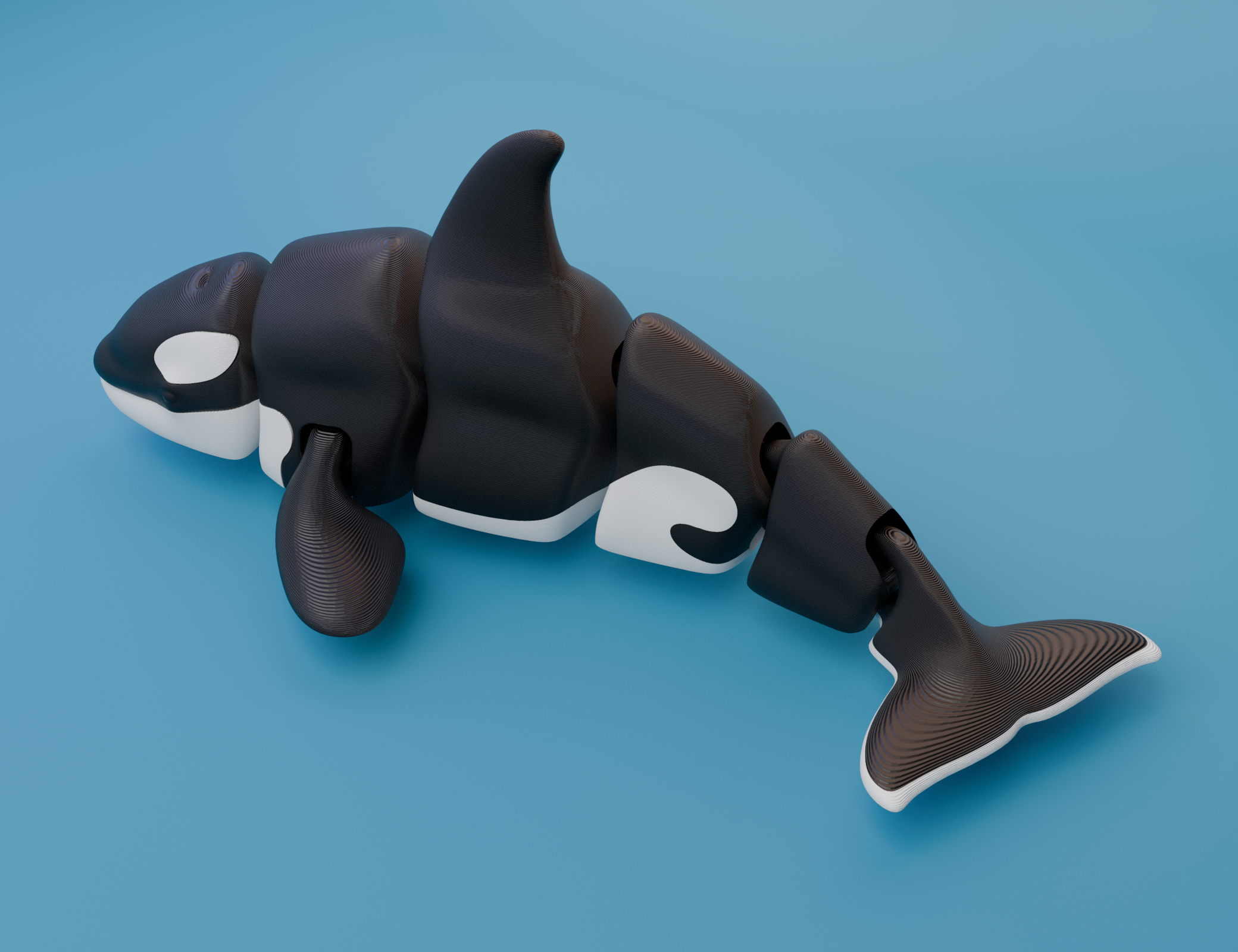 🐋 Flexi-Orka – Beweglicher Orca