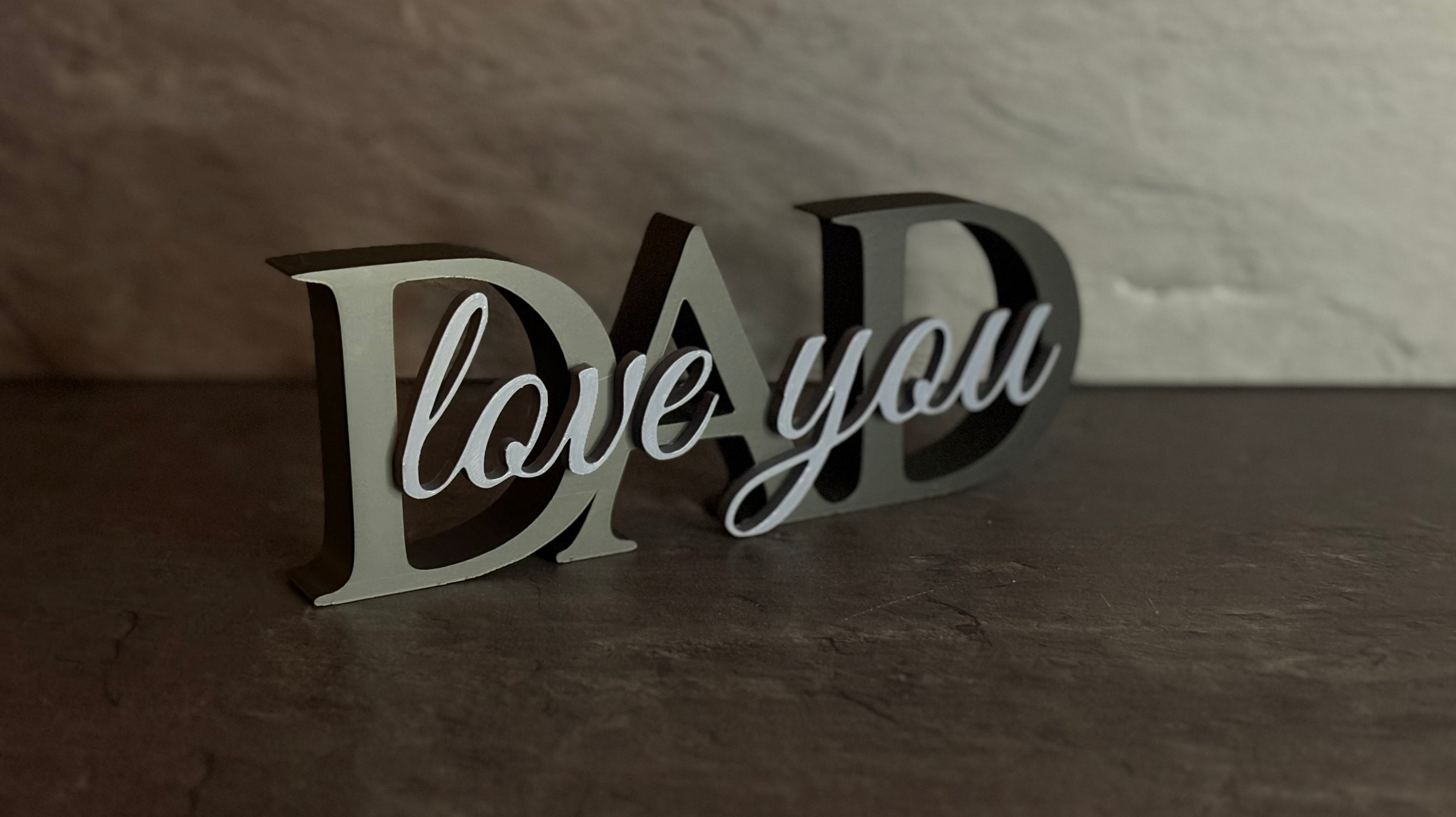 modernes Geschenk für Papa