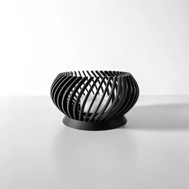 Moderner Teelichthalter Draft